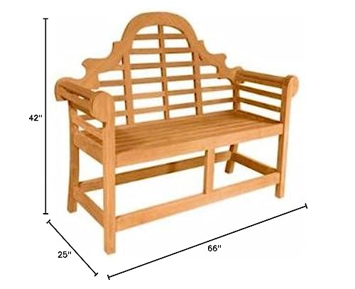 Anderson Teak Marlborough 2-Seater Bench Teak