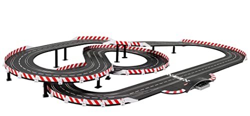Carrera Digital Electric Slot Car Racing Track Set with Two Cars & Dual-Speed D132 Peak Performance Multi-color