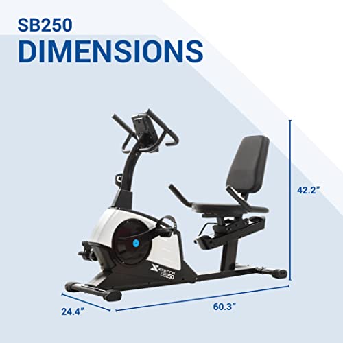 XTERRA Fitness SB250 Recumbent Bike Black