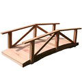 Creekvine Designs Cedar Pearl River Garden Bridge 72 in. Natural