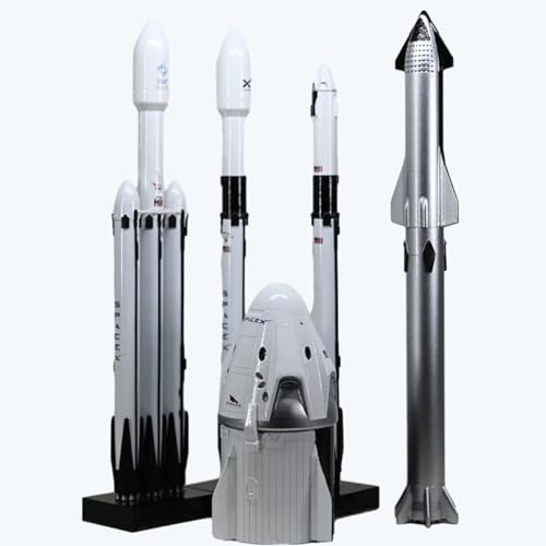 NOVSKI SpaceX Dragon Falcon 9 Rocket Model Set 5 Sets
