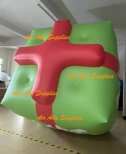 Air-Ads Supplies 8ft Giant Inflatable Square Balloon Advertising Gift Box Green