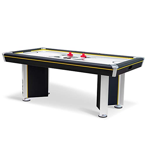 EastPoint Sports Triple-Deke Hover Hockey Table 80" for Indoor Play, LED Scoring, Black