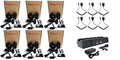 SR-Moto BPR40 VHF 150-174MHz 16 Channel Portable Radio with Speaker Microphone and Multi Unit Charger 6 Pack