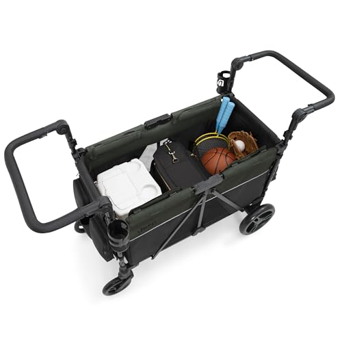 Delta Children Jeep Aries Stroller Wagon Convertible Seats Black/Green