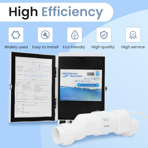 Pomeade Salt Chlorine Generator for Up to 40,000 Gallon Pools - 2 Year Warranty