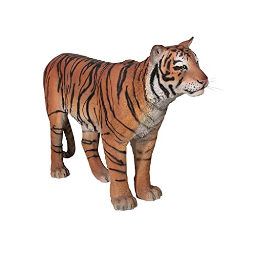 Design Toscano Powerful Pounce Sumatran Tiger Statue Full Color