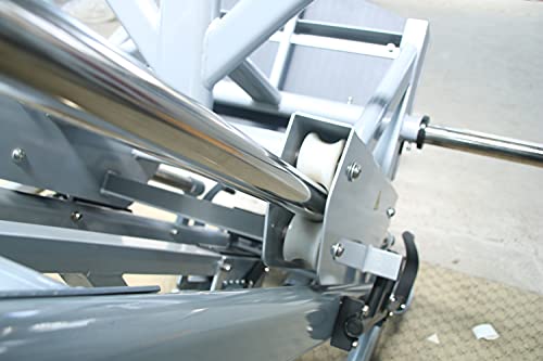 French Fitness 45 Degree Linear Leg Press Silver