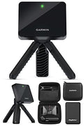 PlayBetter Garmin Approach R10 Portable Golf Launch Monitor & Simulator for Home Bundle with Protective Case & Tripod +Portable Charger