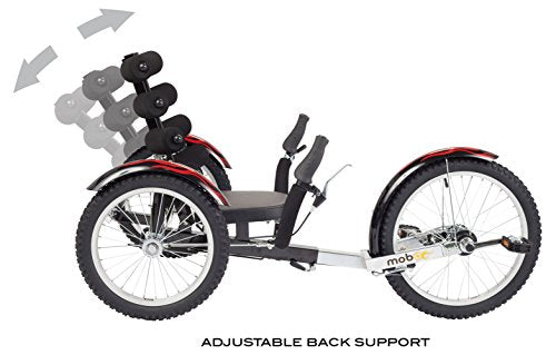 MOBO Cruiser Shift 3-Wheel Recumbent Bicycle Trike Black