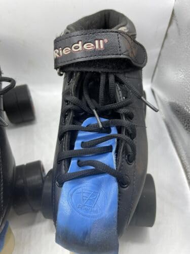 Generic Riedell R3 Zen Black Indoor Speed Quad Roller Skates Size 6