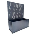 Nice Planter Corten Screen Trough Frost Gray