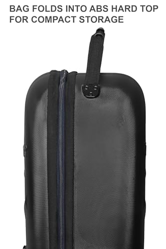 CaddyDaddy Enforcer Golf Travel Bag Soft-Sided Cover with Hard Top Protection Black/Blue