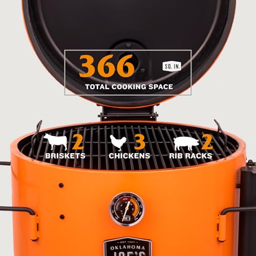 Oklahoma Joe's Bronco Pro Drum Smoker Orange