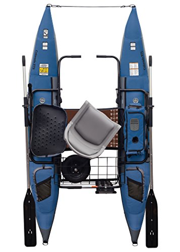 Classic Accessories Colorado XTS Pontoon Boat with Swivel Seat Slate Blue/Grey