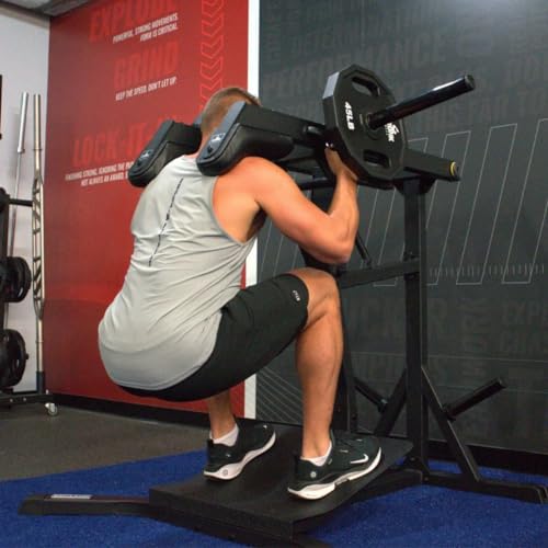 Gronk Fitness Leverage Squat and Calf Station 4-in-1 Leg Press Machine