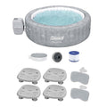 Bestway Coleman SaluSpa Sicily 180 Inflatable Hot Tub with Spa Seat and Headrest Pillows