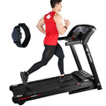 IMPREMEY Folding Treadmill with Incline 15%, 3.5HP Power, 350 Lb Capacity, 11 MPH, 50" x 19" - Black