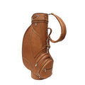 Piel Leather Deluxe 9in Golf Bag Brown