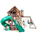 Backyard Discovery Skyfort Cedar Swing Set Light Brown