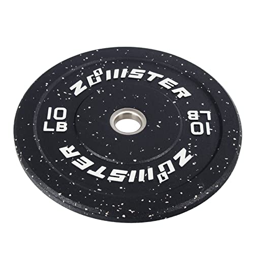 Zoomster 260LB Bumper Plate High Bounce Bumper Weight Plate Black Yellow White Green Blue Red