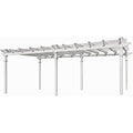 Vita Regency Grande 12' x 24' Vinyl Pergola White