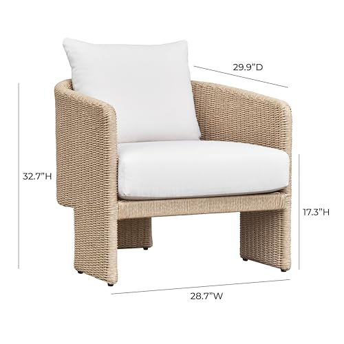 Tov Furniture Alexa Outdoor Armchair Cream