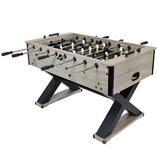 Sunnydaze Delano 54.5-Inch Foosball Table Gray