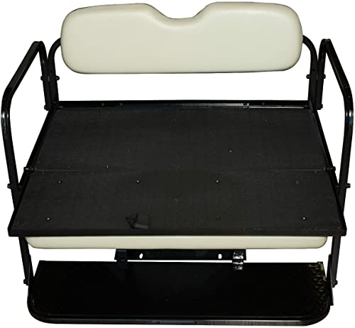 Performance Plus Carts Yamaha Drive G29 Golf Cart Flip Folding Rear Back Seat Kit - Stone