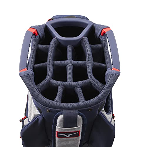Mizuno BR-D4C Cart Bag Heathered Grey-Navy