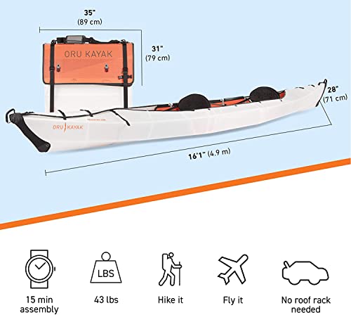 Oru Kayak Haven TT Starter Bundle White