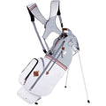 Sun Mountain 2023 Mid Stripe Golf Stand Bag White-Cadet-Brick