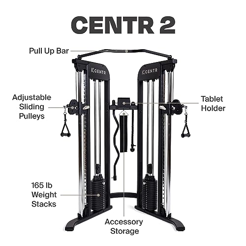 CENTR Centr 2 Home Gym Functional Trainer Black/Silver