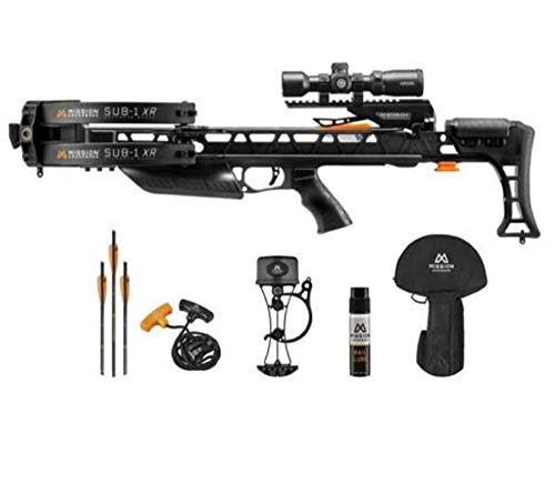 Mission Archery Sub-1 Lite 335FPS Crossbow Black Pro Package #XK036