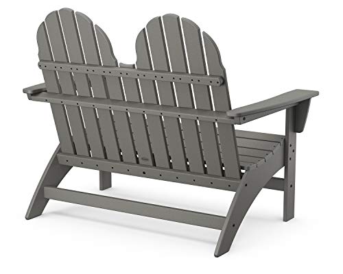Polywood Vineyard Bench Tangerine
