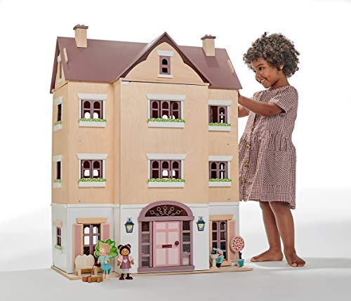 Tender Leaf Toys Fantail Hall Wooden Dollhouse Pink