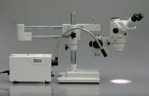AmScope 150W Fiber Optic Microscope Light Illuminator