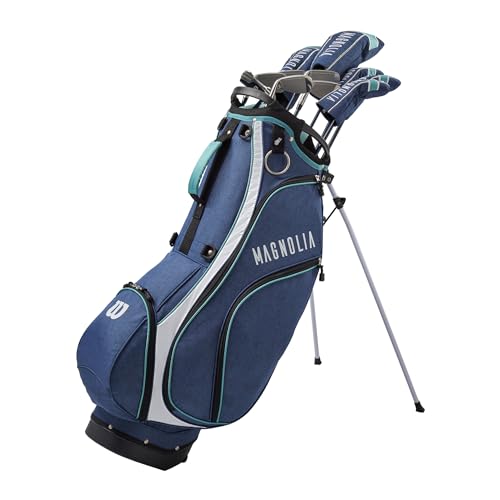 Wilson Magnolia Golf Set with Cart Bag Navy