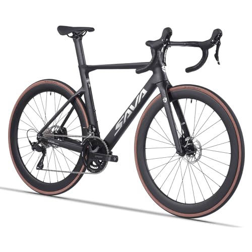 SAVADECK Carbon Fibre Road Bike Hydraulic Oil Disc Black