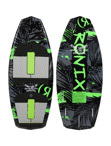 Ronix Super Sonic Space Odyssey Powertail Wakesurf Board Black/Green