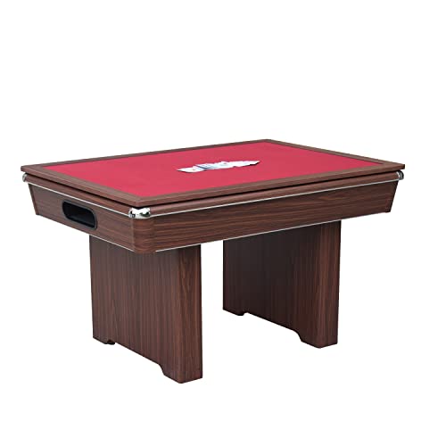 Hathaway Renegade II 54-in Bumper Pool Table Walnut / Red