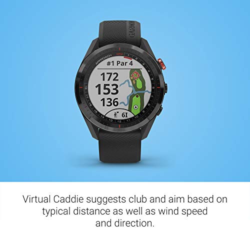 Garmin Approach S62 Golf GPS Watch Bundle Black