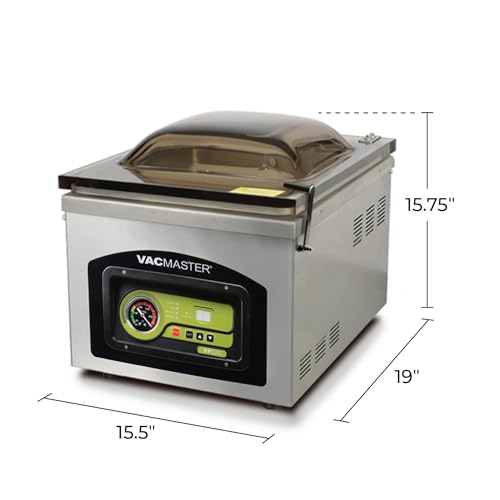 Vacmaster VP220 Commercial Chamber Vacuum Sealer Stainless Steel Silver