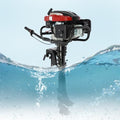 Sootvp 4 Stroke 7HP Long Shaft Outboard Motor Black