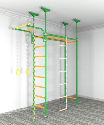 Bocahero Indoor Playground Swedish Ladder Climbing Wall Blue