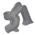 Global Pool Products Tsunami Inground Swimming Pool Water Slide Deck Mounted Grey