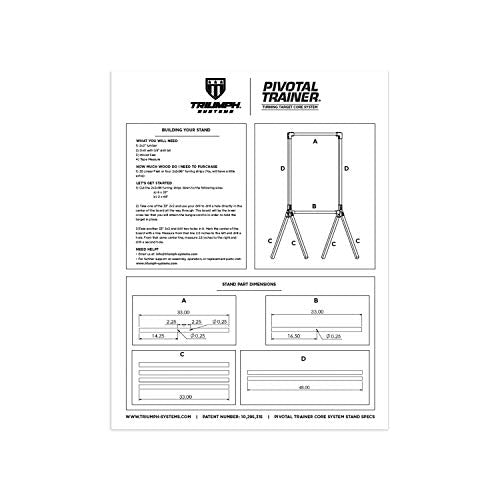 Triumph Systems Pivotal Trainer Core System AR500 Steel Multi-Color