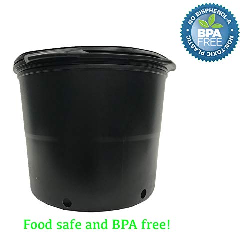 Viagrow Nursery Pots #7 Series Pallet 6.06 Gal Black (1,440 per pallet)