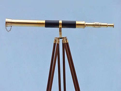 Handcrafted Nautical Decor Hampton Brass Admiral Telescope 60