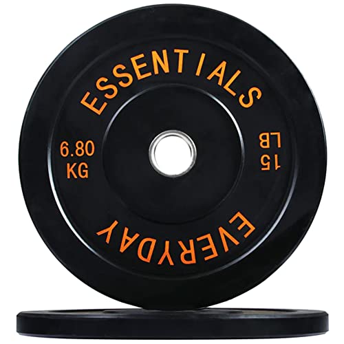 BalanceFrom Olympic Bumper Plate Set Black